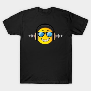 DJ Emoji TShirt Gift for DJ Shirt Funny Music T-Shirt